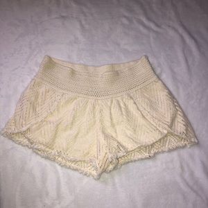Crochet shorts